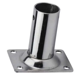 Lalizas 95881 - Rectangular Base, W/Inclination 90°, Stainless Steel 316, Ø25mm