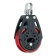 Harken 2135.RED - 57C 1-Sheave Ratchet Block Red
