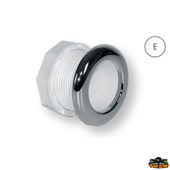 Trem N2804044 - Water Drainage Bushing Internal Diameter 42 mm With AISI 316 Flange, No Hose Connector