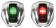 Osculati 11.470.01 - NEMO LED Navigation Lights -Left+Right 112.5° Blister - Vertical Mounting