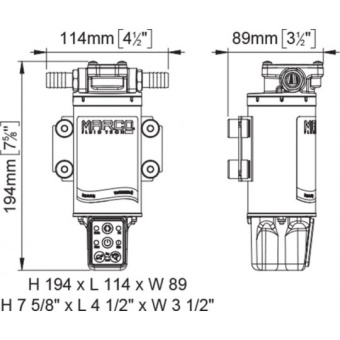 Marco UP8-RE Pump