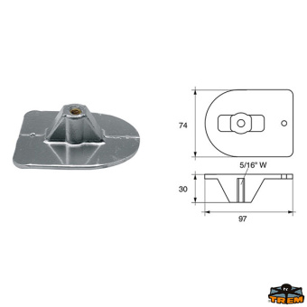 Trem L8145303 - Anode For Engines Mercury-Mercruiser