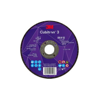 3M Cubitron II Ø125 Flat Cut-Off Wheel P36+