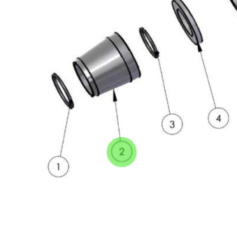 Alamarin Jet 10785 - Adjustment Sleeve for Jet-245 Water Jets