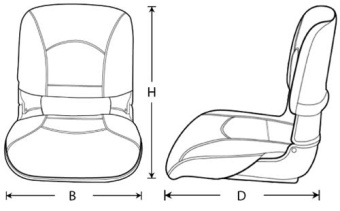 Hollex Seat Camel Star Brown/Camel