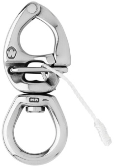 Wichard 2773 - Snap Shackle Quick Release With Large Swiveling Eye HR Stainless Steel 80 mm