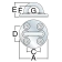 Harken 629 - 95mm Stainless Steel 17-4 PH Round Pad Eye Harken 629 - 95mm Stainless Steel 17-4 PH Round Pad Eye