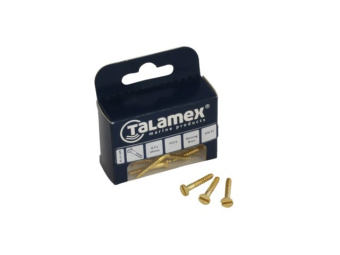 Talamex Brass Wood Screw Countersunk DIN 97 4,0 x 25 (36 pcs)