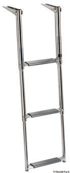 Osculati 49.555.03 - 3-Step Telescopic Ladder for Platforms Oval Tubes