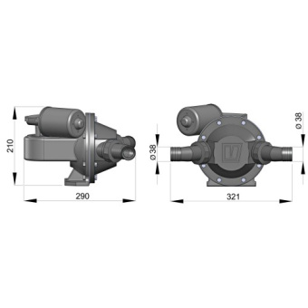 Vetus EMP 140 Waste Water Pump