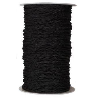 Black High-Strength Polyester Braid for Underwater Rifles, 500 m