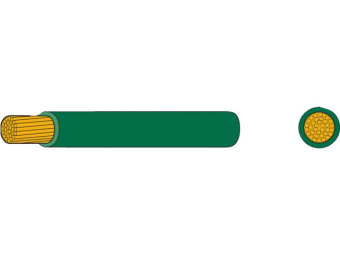 Automarine Thinwall Single Core Cable Green 1.5 mm² 50 m