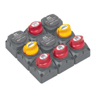 BEP 719-140A-DVSR - Battery Distribution Cluster For Triple Outboard Engine With Four Battery Banks