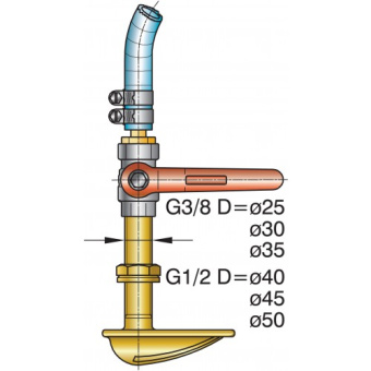 Vetus WCAPS Sea Water Cooling Kit for Propeller Shafts