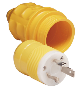 Marinco 305CRPN.VPK - Male Plug And Cover 30A 125V