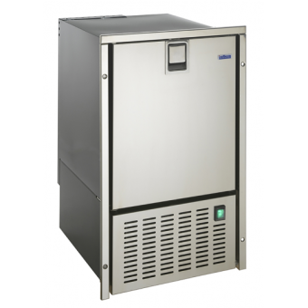 Isotherm 5W08A11IMN000 - Full Size White Ice Maker 230V/50Hz Stainless Steel Door