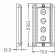 A.A.A. 4 LED Aluminum Ceiling Lamp