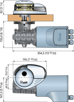 Quick DP2 - Vertical Windlass 1000W/24V/8mm