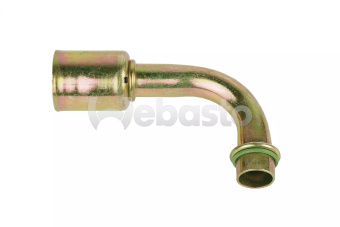 Webasto 6280110FG012A - Crimp Fitting Male 1/2 Inch 90 Degrees Valve Flanged (Previous: 80110FG012)