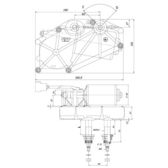  Motor Eg 12V 72D New 111 (60) 2 Speeds