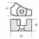 Tecnoseal Zinc Small Plate For Yamaha Engine 9,9/15 HP