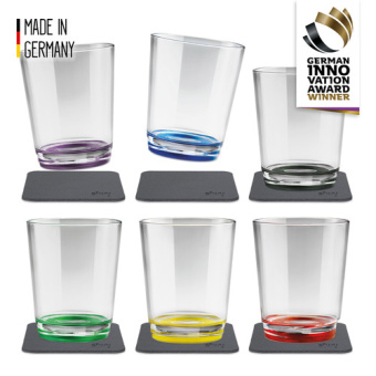 Silwy S025-0700-6 - Magnetic Drinking Cup Multicolour, Set Of 6