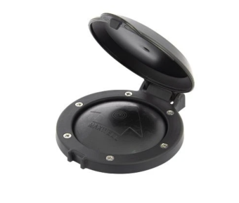 Vetus P19006 - Maxwell Foot Switch, with Black Cover, Ø 104 mm, 21 mm High, 47 mm Deep