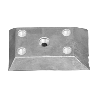 Tecnoseal Posillipo Rectangular Zinc Plate Anode 122x81x20 mm