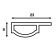 Båtsystem 9255 - Profile D Functional Light, 1000mm, 12V-9.6W, IP66
