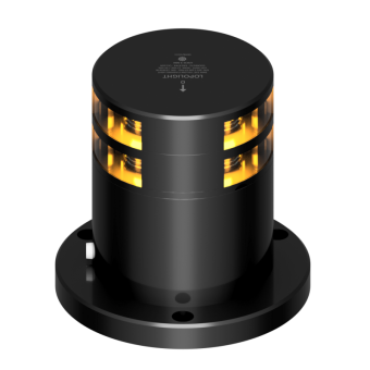 Lopolight 301-119S-ST-PRO-I-EX - Navigation Light 3NM 225° Yellow, Double, 1Hz Fl, Ex Zone 1, Ice-Class