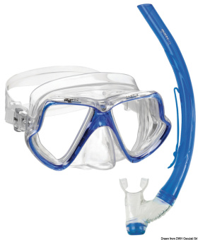 Osculati 64.323.02 - MARES Combo Zephir Adult Mask And Snorkel Set