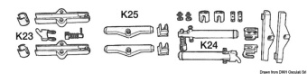 Osculati 45.047.24 - Kit K24 For C4 Cable