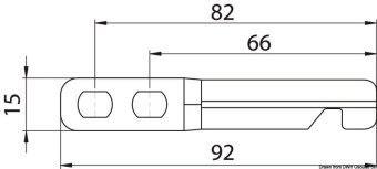 Osculati 38.161.44 - Kit N. 4 Eclipse MK2 flush latch 75 mm