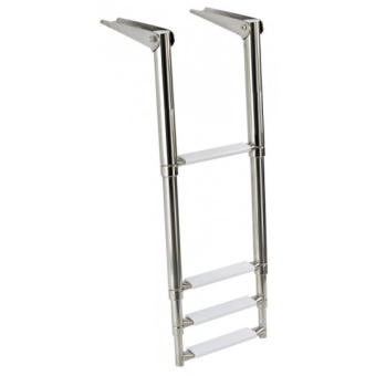 Stainless Steel Telescopic Ladder 4 Steps 