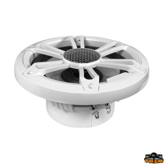 Trem L4674525 - Pair of Waterproof Backlit Speakers with Remote Control 5,25" White Color