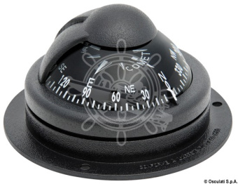 Osculati 25.006.02 - RIVIERA Comet Compass 2" Surface Mounting Black