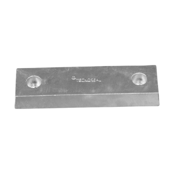 Tecnoseal Riva Rectangular Trim Tab Anode 217x60x30 mm