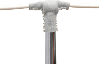 Waterline Design 1155 - Leather Protection For Stanchion Pole