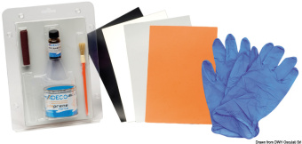 Osculati 66.235.02 - Repair Kit For Neoprene Inflatables Orange