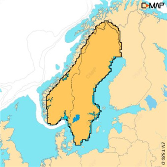 C-MAP Memory Card Discover X - Scandinavia Inland