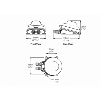 Whale Mini Foot Pump