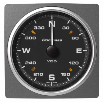 VDO A2C59501911 – AcquaLink Compass 360° Black 110 mm 12-24V