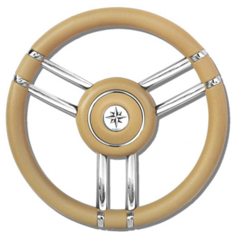 Savoretti Beige T27 Steering Wheel 350 mm