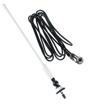 LTC FM - Rubber Antenna White