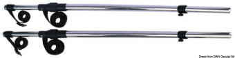 Osculati 46.907.03 - Bimini Top with Telescopic Arm for T-Top, 210/210/150 cm