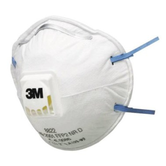 3M Box of 10 Masks 8822 FFP2