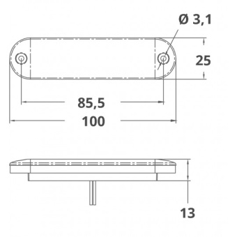 A.A.A. LED Courtesy Light 12V White 15 LED
