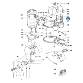 Vetus BP252 - Connectionstrip for BOW2312A