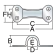 Harken 1558 - Eyestrap Stainless Steel 45 mm With 4 Mounting Holes Harken 1558 - Eyestrap Stainless Steel 45 mm With 4 Mounting Holes