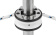 Schaefer 506-44 Clear Step Lead Block 25 mm for 1" Stanchions
